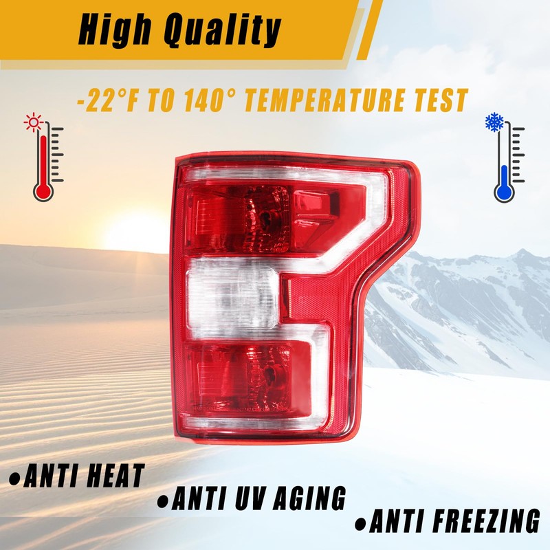 Boine F150 Tail Light Compatible With 2018 2019 2020 Ford