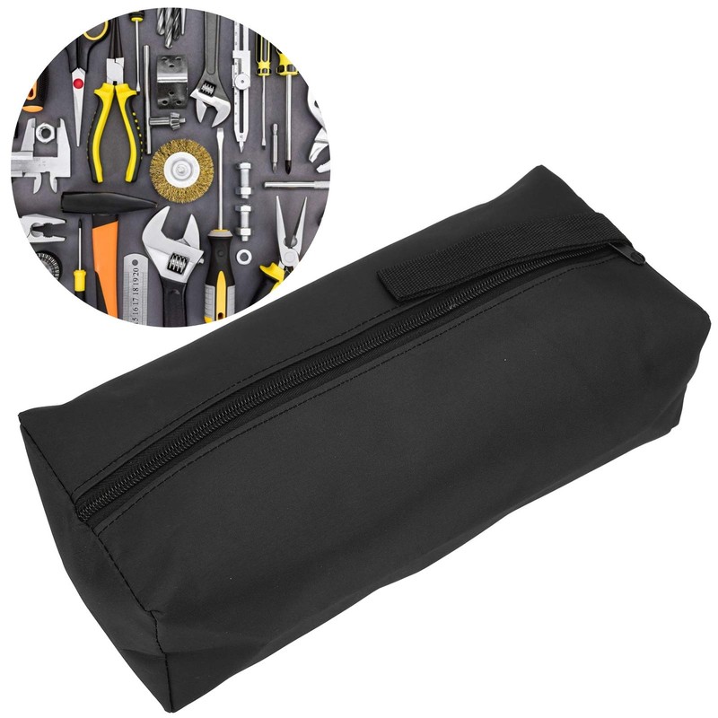 2Pcs Zipper Tool Bags, Multipurpose Canvas Tool Pouch Tool Organizer