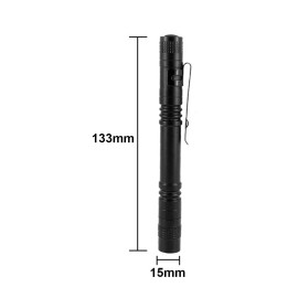 Unbranded UV Flashlight Black Light, 12 LED 395nm Ultraviolet , Portable Mini Torch Lig... - 2 pcs Long Style