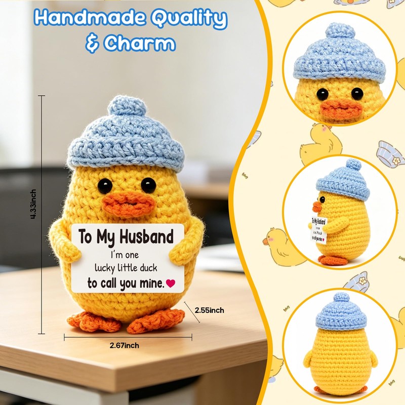 Fathers Day Presents for Husband from Wife – Crochet Duck