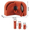 Drill Sharpener, Orange Portable Multipurpose Drill Bit Grinding Sharpener for