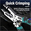 10-in-1 Wire Stripper Tool, Heavy Duty CR-V Multifunctional Cable Cutters,