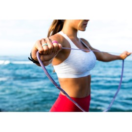 Anillo de silicona para mujeres por Barbell de goma bandas | Premium banda de boda | Perfecto para fitness, Levantamiento de Peso, estilo de vida activo – cómodo y duradero, Gris Acero, 5