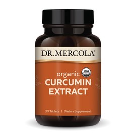 Dr. Mercola Dr. Mercola Organic Curcumin Extract, 30 Servings (30 Tablets), Dietary Supplement, Supports a Healthy Inflammatory Response, Non-GMO, Certified USDA Organic