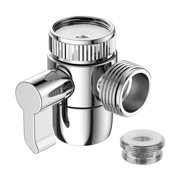 Shower Diverter Valve 3 Way Kitchen Tap Diverter Brass Sink