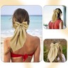 Big Hair Bows Silky Satin Hair Bow with Long Tail