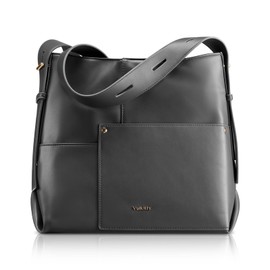 Vulkitty Handbags for Women, Fashion Women's Hobos & Shoulder Bags, Soft Leather Large Crossbody Purses and Hand Bag, Ladies New Chic Tote Hobo Bags with Adjustable Strap, Gray