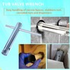 KOSIDA 10Pcs Dual-Ended Shower Valve Socket Wrench Set Faucet Nut