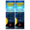 (2 Pack) Cerama Bryte Ceramic Cooktop Cleaning Pads, Total 20