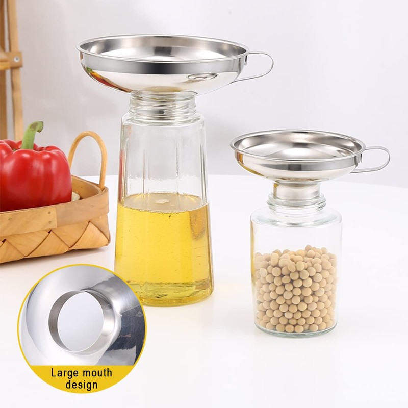 Canning Funnel for Kitchen Use, Wide Mouth Funnel for Mason