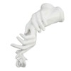 Hand Display Stand White Resin Smoothing Elegant Multifunction Jewelry Display