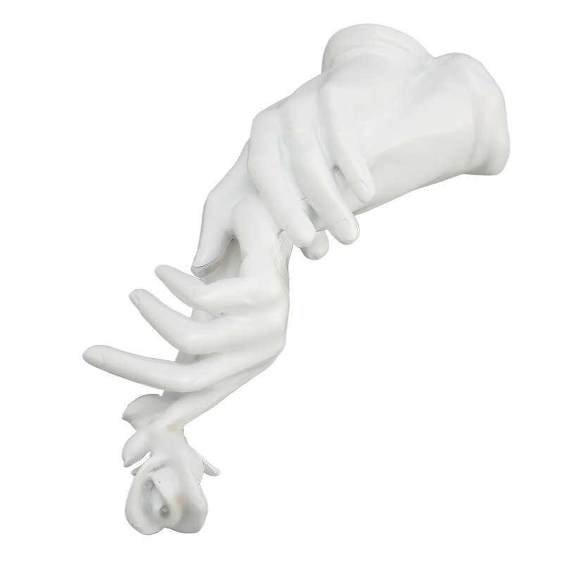 Hand Display Stand White Resin Smoothing Elegant Multifunction Jewelry Display