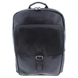 Kenneth Cole Reaction Lightweight Faux Leather Collection, Black, One Size