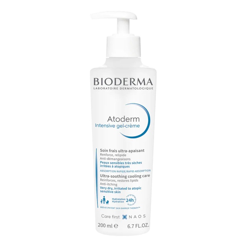 Bioderma Atoderm Intensive Gel Crema 500ml Ultraligera Todo Tipo De