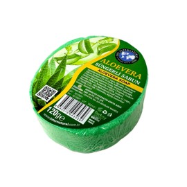 Internatural Handmade Exfoliating Sponge Soap Aloevera 120 gr. Natural and Renewing Cleaning Experience