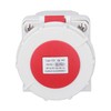 Industrial Connector Socket 16A 5 Pin 3P+N+E Surface Mount IP67