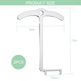 Labmilon Pack of 2 Timing Belt Tool, Timing Belt Tools, Timing Belt Tool for Citroen, Timing Belt Test Tool for Peugeot, Timing Belt Test Tool for Toyota, Belt Tools for Opel (Silver)