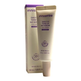 Innisfree Daily UV Tone Up No Sebum Sun Cream Lavender 50ml / 이니스프리 데일리 유브이 톤업 노세범 선크림 라벤더 50ml