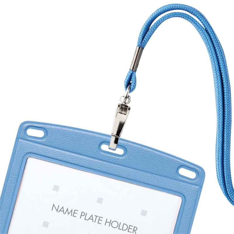 Open Industry Name Tag, Hanging Name Tag, Leather Style, Business