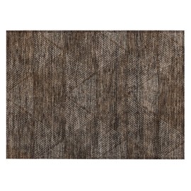 Addison Rugs Chantille ACN777 Brown 1'8" x 2'6" Indoor/Outdoor, Machine Washable, Easy Clean, Non Shedding, Bedroom, Living Room, Dining Room, Kitchen, Patio Rug