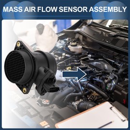 INFINAUTO Mass Air Flow Sensor Assembly, MAF Sensor No.21083113001010 for LADA 110 1994-2020 Black, 1 Pc