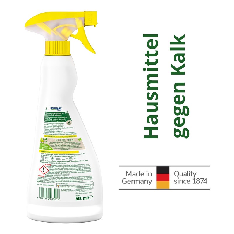 HEITMANN pure Pure Citric Acid 500ml