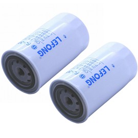 2 Pack of LEFONG FJ-3097-2 Oil Filter Replaces 2654407, 7W-2326, P554407, LF699, BT237, 960698, 11998008, 3000323, 3976603 Fits Perkins 4.108, 4.165, 1000, 1004, 1104, Caterpillar, Ford, Volvo Engines