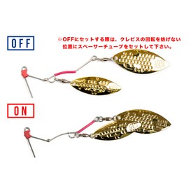 KAESU Ranka Bass Lure 3/8 oz 1/2 oz #10 Black Impact Double Willow