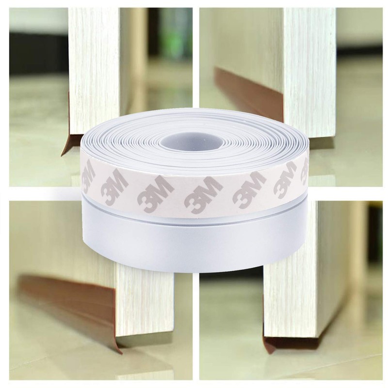 TAROSE Weather Stripping, Silicone Door Seal Strip Door, Window, Transparent