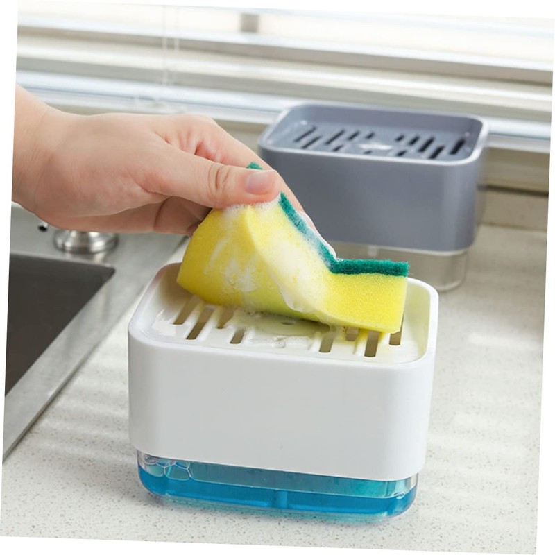 LABRIMP Kitchen Sink Soap Dispenser Simple Dishwashing Liquid Dispenser for