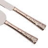 Galaxy Rose Gold Knife and Server Set