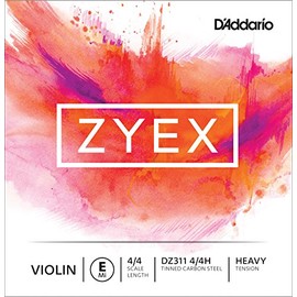 D'Addario Zyex Violin Single E String