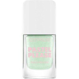 Catrice Pastel Please Nail Polish 040 Mint Breeze Shimmer Nail Polish in Light Green, Intense, Highly Pigmented, Vegan, 10.5 ml