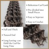 Dark Brown Boho Braiding Hair Synthetic 30 Inch Knotless 4#