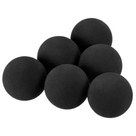 PATIKIL Golf Foam Balls, 20 Pack EVA Sponge 42mm Exercise Flight Swing Practice for Indoor Training, Black