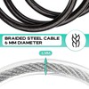 E Scooter Lock Pack of 2 Cable with Keys Steel
