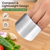 2 Pack Stainless Steel Finger Guard for Kitchen Use –