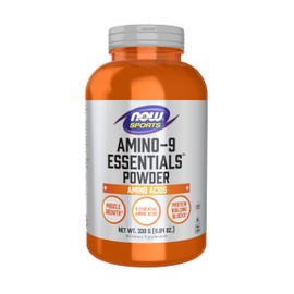 NOW Sports Amino-9 Essentials Powder,330-Grams                                                                                                        