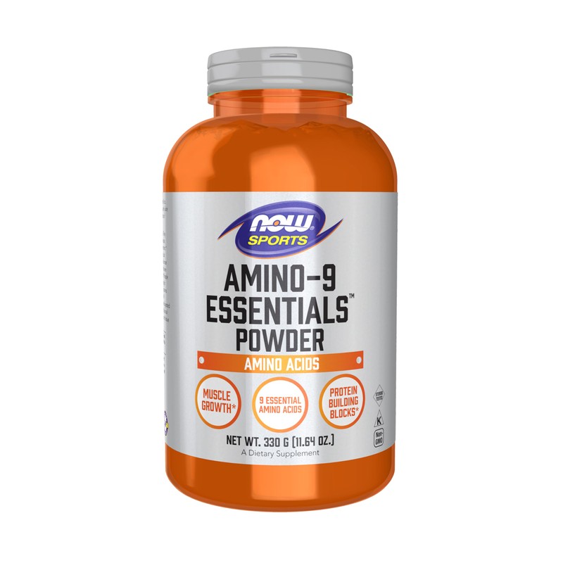 NOW Sports Amino-9 Essentials Powder,330-Grams