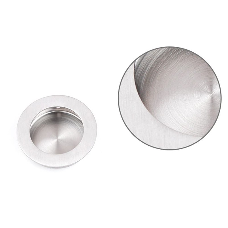 Recessed Sliding Door Handles Stainless Steel Hidden Flush Finger Handle