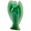 KYEYGWO Green Aventurine Angel Gemstone Crystal Guardian Angel Statues, Pocket