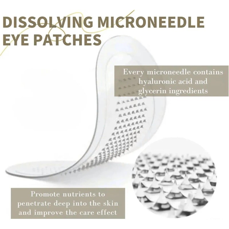 Parches Microagujas Nano Ojos Debajo