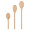 Argon Tableware Wooden Cooking Spoons Set - 3pc - Long
