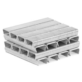 meite SR15 Hog Rings, 15 Gauge 5/8 Inch Crown Galvanized Hog Rings 7/8-Inch (22mm) Outer Crown D Rings Staples for meite PHD-B Pneumatic Hog Ring Gun D Ring Stapler (10,000 Counts)