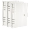 PATIKIL A5 Binder Cover, 3 Pcs 6 Round Ring Binder