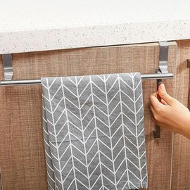 Over The Door Towel Rack - Innovative Bathroom Towel Holder | Hand Towel Bar, Multi-Functional Towel Rods, Bathroom Towel Rack for Home, Kitchen, Cabinet Door