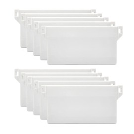 10 Pcs Vertical Blind Weights Replacement Vertical Blind Replacement Bottom Slats Spares 89 mm/ 3.5 Inches and Home Office Vertical Blinds Accessories, White
