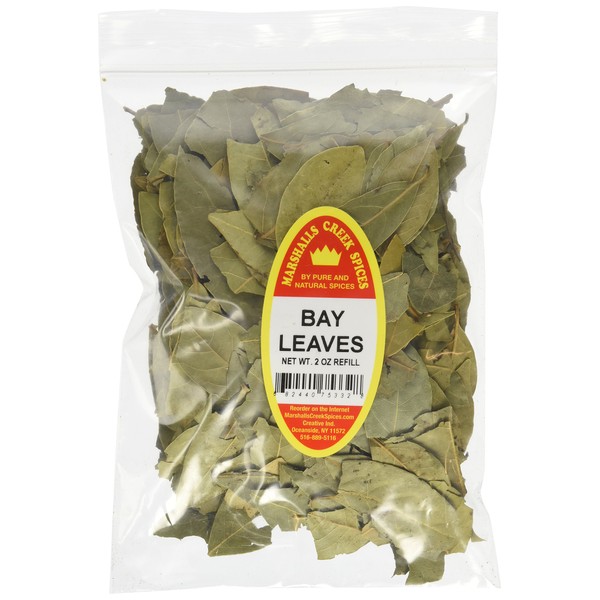 Marshall’s Creek Spices X-Large Refill Bay Leaves, Whole, 2 Ounce