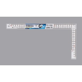 Shinwa Sokutei 11160 Curving Scale, Thick Wide, Front and Back Side, 8 Levels, White, 11.8 inches (30 cm)