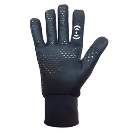 Verri | Guantes para Correr o Corredores, Protección contra el Frío, Sensibles al Contacto de Pantalla Táctil, Adultos, Negro, CH